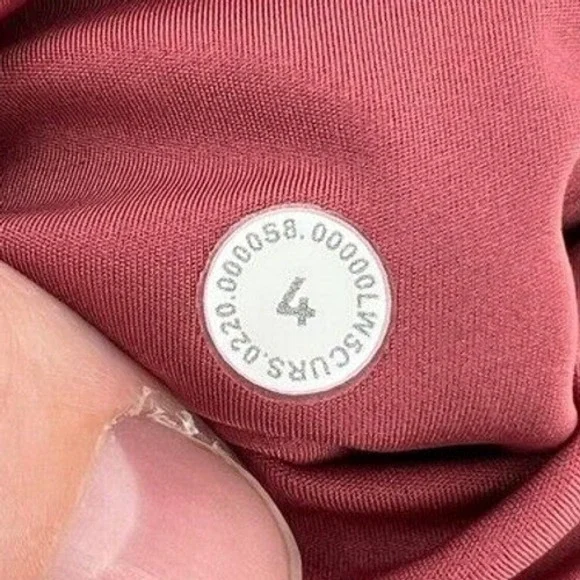 Lululemon Women‎ 4 Lululemon Fast Free High Rise Tight 25 Cool Cherry NWOT